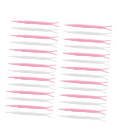 Housoutil 100pcs Double Eyelid Y-shaped Fork Stickers Makeup Accessories Eyelid Sticker Fork Supplies Cosmetic