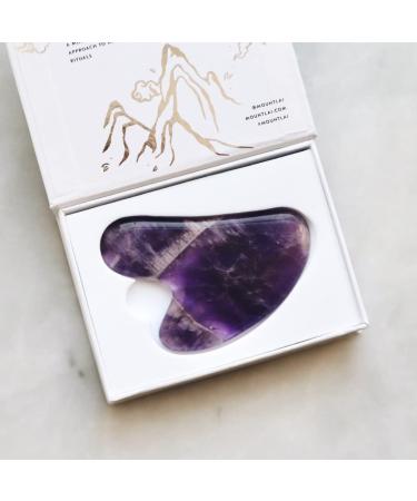 Buy Mount Lai Amethyst Gua Sha Tool | Enhance Your Skincare Routine - Buy Online on GoSupps.com