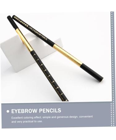 WOONEKY 2pcs Eyebrow Pencil Eyebrow Drawing Pencils Brown Eyeliner Brown Eye Liner Pencil Brow Pens Wooden - Buy Online on GoSupps.com