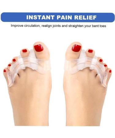 Gel Toe Separator & Stretcher for Bunion Corrector & Pain Relief - 1 Pair - Buy Online on GoSupps.com