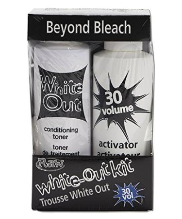 RAW Beyond Bleach White-Out Kit with Conditioning Toner - 30 Volume Activator - Buy Online on GoSupps.com