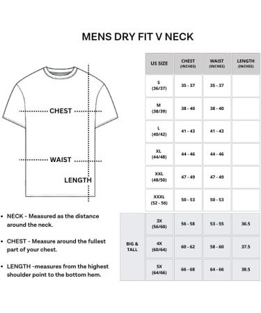 5 Pack Mens 3X-Large V-Neck Dry-Fit Active Athletic Tech Performance T-Shirt Set - Buy Online on GoSupps.com