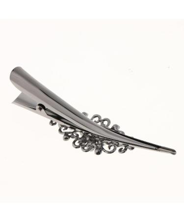 Rhinestone Crocodile Alligator Hair Clip for Women | White DIY Accessories Hairpin - Shop Internationally! - Buy Online on GoSupps.com