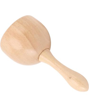 Handheld Wooden Muscle Massage Cup - Swedish Massager for Body Shaping & Relaxation - Buy Online on GoSupps.com