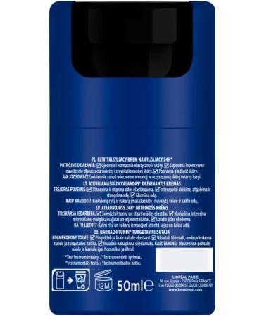 L'Or al Paris Men Expert Power Age 24h Revitalizing Moisturizing Cream 50 ml - Buy Online on GoSupps.com