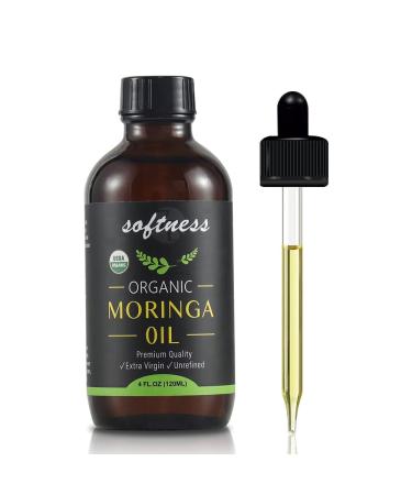 Moringa Oil: Mild Jasmine Scent, USDA Certified Organic, 100% Pure Cold-Pressed Natural Moisturizer for Skin, Face, Body, Hair - Non-GMO, Vegan - Buy Online on GoSupps.com