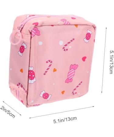 PLAFOPE 4pcs Sanitary Napkin Storage Bag - Travel Makeup Pouch Set for Women - Buy Online on GoSupps.com