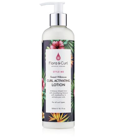 Flora & Curl Sweet Hibiscus Curl Activating Lotion - Define & Moisturize Curls | International Shipping Available - Buy Online on GoSupps.com