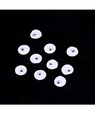 Mxzzand 10pcs 2mm Tooth Gemstone Dental Ornaments - White Crystal Teeth Jewelry with Box for International Shipping - Buy Online on GoSupps.com