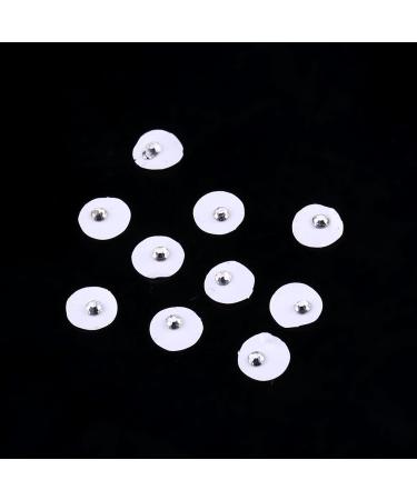 Dental Crystal 10pcs 2mm Tooth Ornaments Kit with Plastic Box - White Tooth Jewelry Gems for DIY Nail and Teeth Decoration - Buy Online on GoSupps.com