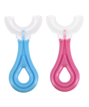 Magiclulu 2st mouth bound toothbrush toothbrushes for children dental care for children you tap toothbrush mouth cleaning brush for babies toothbrush for children oral care toothbrush manual