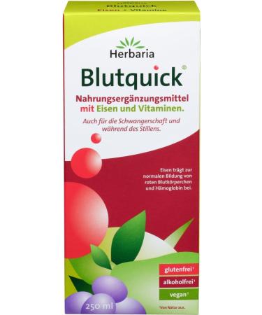  Herbaria Herbaria Blutquick bio (6 x 250 ml) - Buy Online on GoSupps.com