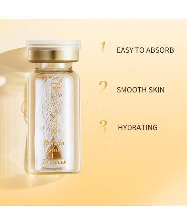 Golden Protein Thread & Essence Facial Skincare Set - Deep Hydration and Moisturizing Nourishing Daily Skin Care Kit for All Skin Types Fragrance-Free Ideal for Travel and Gifts - Buy Online on GoSupps.com