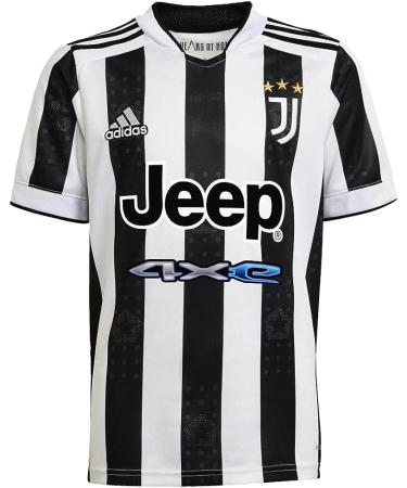 adidas Juventus 2021-22 Home Jersey - Boy's Large | White Black - Buy Online on GoSupps.com