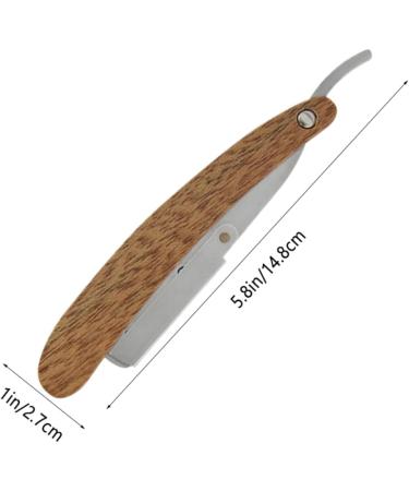 DOITOOL Manual Razor Tool Folding Bracket - Red Sandalwood Khaki 14.8x2.7x0.9CM | International Shipping Available - Buy Online on GoSupps.com