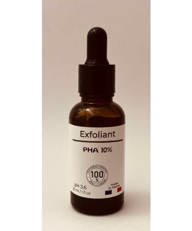 essentiallab Organic PHA 10% facial scrub enriched with gluconalactone and arginine for oily skin with acne and blackheads deep hydration with natural preservation radiant skin 30 ml