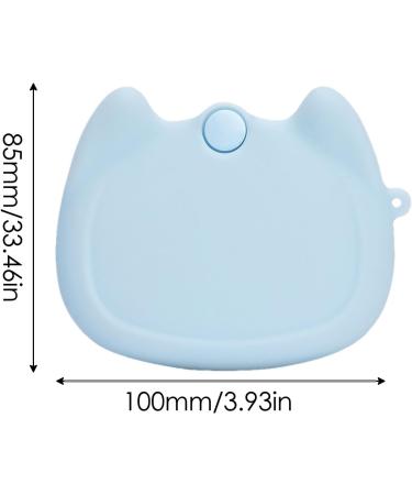 Visiblurry Orthodontic Retainer Case - Durable Mouth Protection Case with Snap Lock for Retainers & Dentures - Blue - Buy Online on GoSupps.com