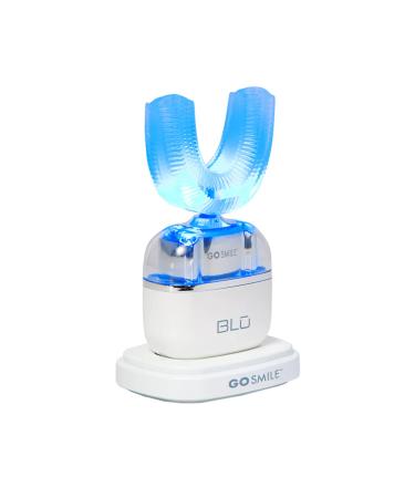 Go Smile Blu Hands-Free Teeth Whitening Toothbrush with Gum Massage and Sonic Blue Technology - White - Buy Online on GoSupps.com