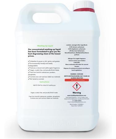 Helix Cleaning Washing Up Liquid 2.5ltr Apple - by Helix Chemicals - Buy Online on GoSupps.com
