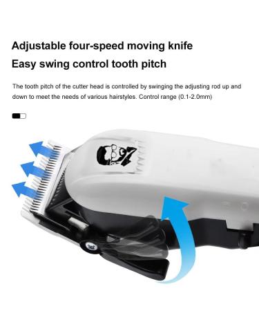Professional Cordless Hair Clippers for Men - Rechargeable Electric Hair Trimmer Tool - Buy Online on GoSupps.com