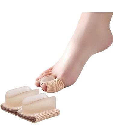 WXHZHQ 1 pair of orthopedic gel corn cushions for foot care for hallux valgus and thumb-reusable hose envelopes protect and upholstery chicken eyes plantar warts and pressure points 1 pair 4.5 x 3.5 cm