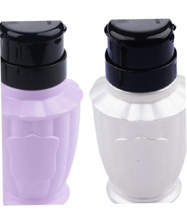 Beaupretty Bottle liquid bottle Nail Polish Remover pump Bottle Nail remover supplies Liquid Pumping Dispenser clear nail polish nail polish remover pumping bottle Japanese Nail 13X5.2cm As Shown - Buy Online on GoSupps.com