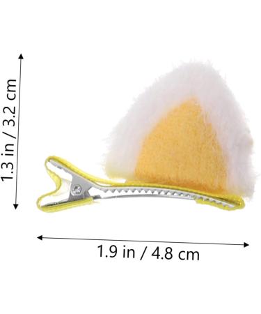 minkissy 25 Pairs Children's Hairpin Hair Clips for Kids Childrens Barrettes Cat Ear Hair Clips Plush Hair Accessories Kids Headbands Bunny Headband Fox Ear Hair Band Girls Hair Halloween - Buy Online on GoSupps.com