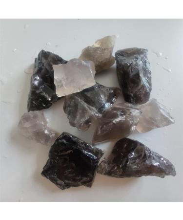Diffuser Oils Stone Natural Smoky Quartz Crystal Gemstone Rock Specimen Reiki DIY Rough Stone Collect - (Color: 1000g Size: 2-5cm) Natural Stones and Minerals - Buy Online on GoSupps.com