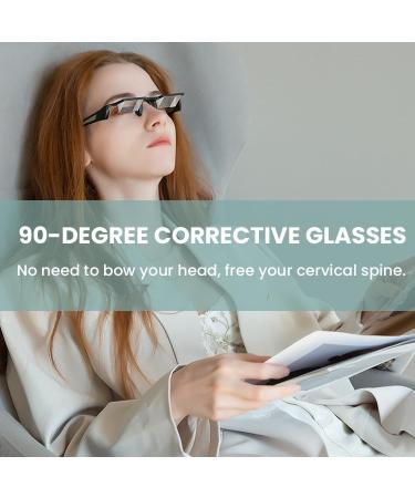 Buy GYU Lazy Glasses - Horizontal Reading Glasses for Comfortable Lying Down & Watching - Neck Relaxer - Black - International Shipping Available - Buy Online on GoSupps.com