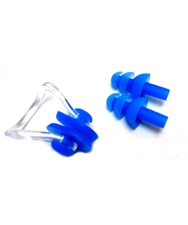 Zooshine Waterproof Silicone Swimming Earplugs Nose Clip Set - 6 Sets in Storage Box - Buy Online on GoSupps.com