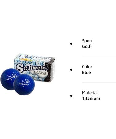 Schwetty Balls Blue Pair - Set of 2 Golf Balls - Buy Online on GoSupps.com