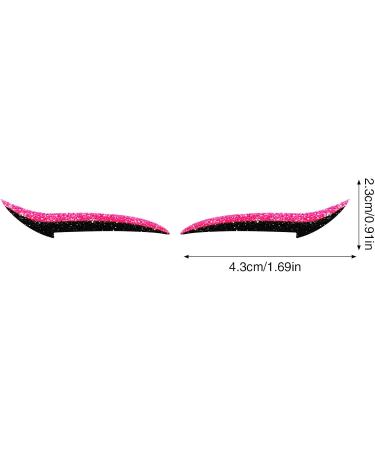 Autocollants Eyeliner Cils D calque Fard Paupi res Femme 10 Pi ces Bandeye R sistant l'Eau pour Spectacles de Danse et Sc ne Autocollant Paupi res Rose - Buy Online on GoSupps.com