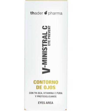 Thader Pharma V-Ministral C contour des yeux antioxydant avec TH-SCA vitamine C pure et prot oglycanes 20 ml - Buy Online on GoSupps.com