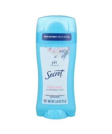 Secret Anti-Perspirant/Deodorant Invisible Solid Powder Fresh 2.6 Oz (Pack of 6) Powder Fresh 2.6 Ounce (Pack of 6) - Buy Online on GoSupps.com