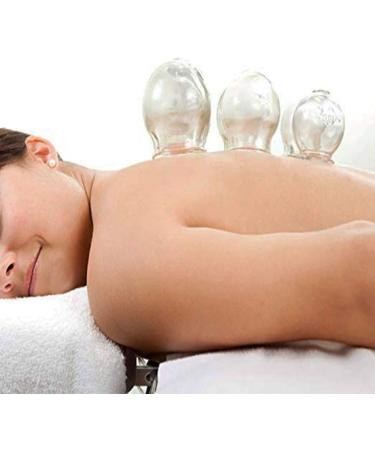 YLYP Glass Fire Cupping Set - 24 Muscle Pain Relief Cups for Body Massage Therapy - Buy Online on GoSupps.com