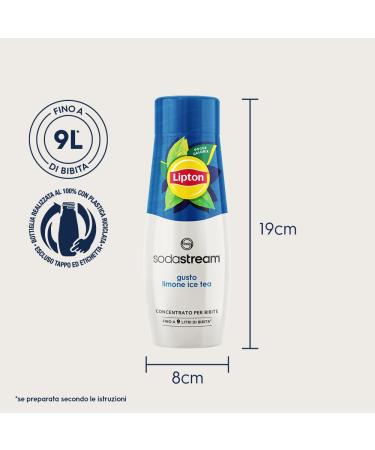  sodastream Lipton Lemon Concentrate 440 ml - Buy Online on GoSupps.com