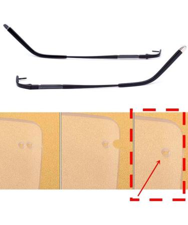 Metal Glasses Arm Replacement | Durable Glass Repair Parts | 1 Pair of Glasses Brackets - Buy Online on GoSupps.com