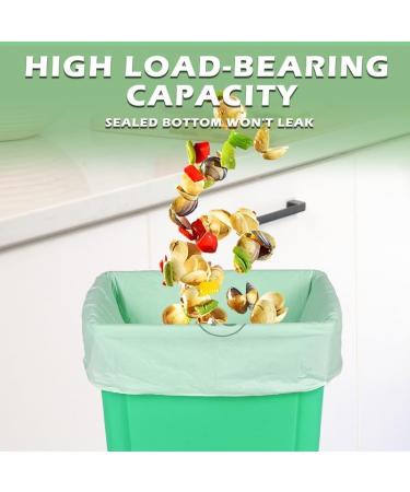 LUXAVILLE 13 Gallon/50 Liters Box of 60 Green Compostable Trash Bags - 30 Microns Medium Kitchen Garbage Bin Liners for Food Waste Home & Office - Buy Online on GoSupps.com
