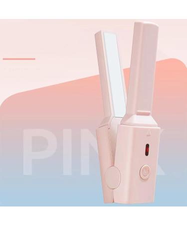 Mini Hair Straightener for Travel - USB Fast Heating Flat Iron (Sakura) - Compact & Portable Hair Styling - Buy Online on GoSupps.com