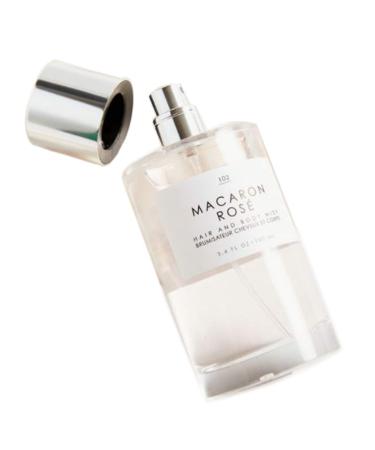 Gourmand Macaron Rose Hair + Body Mist 3.4 Fl.Oz! Blend Of Eau De Rose Turkish Delight And Sugarcane! Perfumed Hair & Body Mist For All Day Long-Lasting Freshness! Choose Your Scent! (Macaron Rose) - Buy Online on GoSupps.com