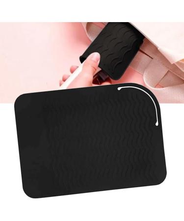 Heat Resistant Silicone Mat Bag for Travel - Ideal Cover for Curling Irons & Hair Styling Tools - Buy Online on GoSupps.com