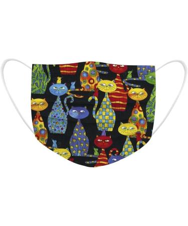 Buy Amyglin 50-Pack Disposable 3-Layer Mouth-Nose Protection Bandana - Breathable Butterfly Motif for Adults - Buy Online on GoSupps.com