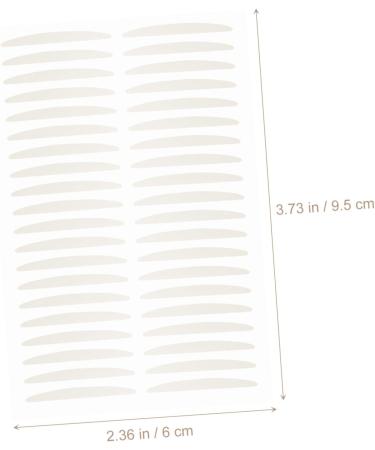 FOMIYES 20 Sheets Double Eyelid Sticker Makeup Tape Eye Lift Tape Beauty Supplies Tool Single Sided - Buy Online on GoSupps.com