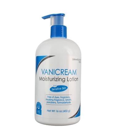 Vanicream Moisturizing Lotion for Sensitive Skin 16 Ounce (Value Pack of 3)