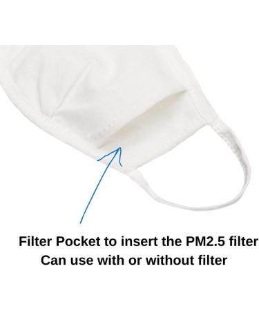 KaWaii Kids Face Cloth Masks for Children & Teens (2-5T) - 4-Layer Waterproof Cotton Pack of 6 + 6 PM2.5 Pads Fun Animal Designs - Buy Online on GoSupps.com