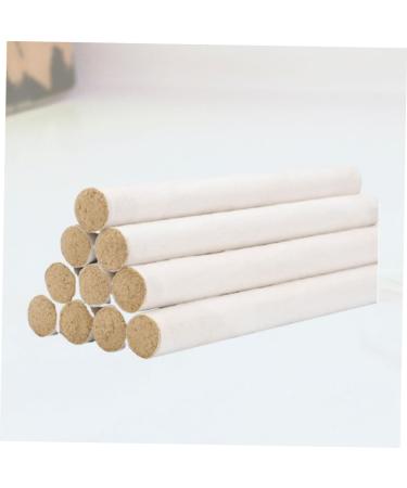 Minkissy Moxibustion Kit - 30 Handmade Mugwort Sticks & White Moxa Holder | Perfect Family & Household Gift - Buy Online on GoSupps.com