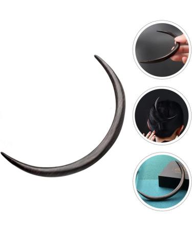 LALAFINA Moon Wooden Hairpin Gothic Hair Accessories Moon Headpiece Jaw Trainer Hair Deyer Wood Decor Ear Piercing Kit Vintage Hair Sticks Moon Hair Fork Women's Girl Ball Head - Buy Online on GoSupps.com