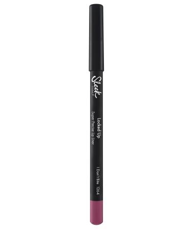 Sleek MakeUP Locked Up Super Precise Lip Liner Long Lasting Super Pigmented I Don't Bite (Berry Purple) 1.79g