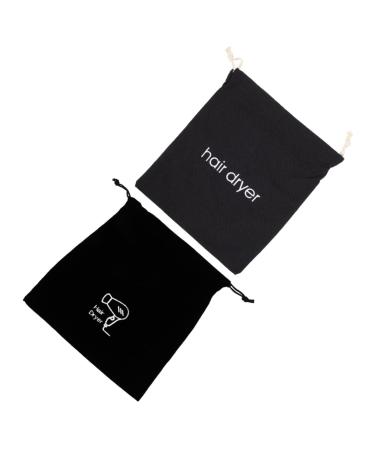 Baluue 6 Pcs Hair Dryer Storage Bag Hair Dryer Storage Organizer Cotton Makeup Bag Hair Travel Bag Fabric