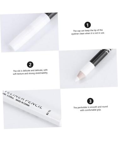 SOESFOUFU Makeup Tools 24pcs Eyeliner Pencil White Makeup White Accessories Glitter Makeup Eyeshadow Pencils Cosmetic - Buy Online on GoSupps.com